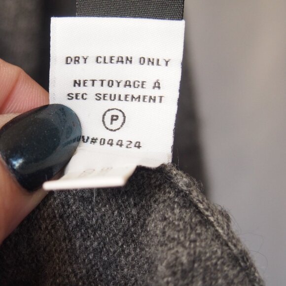 Diane Von Furstenberg Womens Sweater Gray Cashmere Long Sleeve - Picture 9 of 15